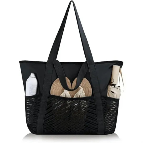 Large Capacity Waterproof Mesh Beach Tote Bag