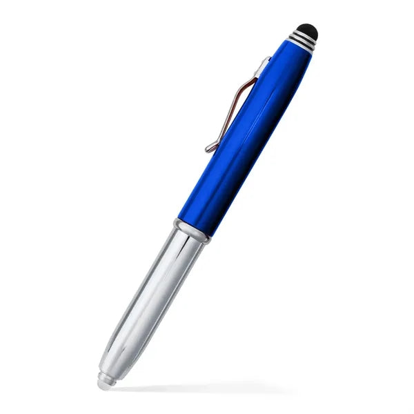 Flashlight and Stylus Metal Pen
