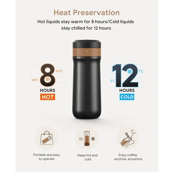 Portable French Press Coffee Maker