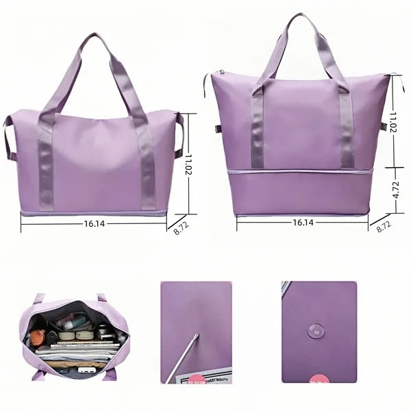 Adjustable Capacity Waterproof Travel Bag