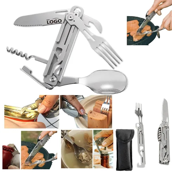 Stainless Steel Portable Folding Dinner Knife