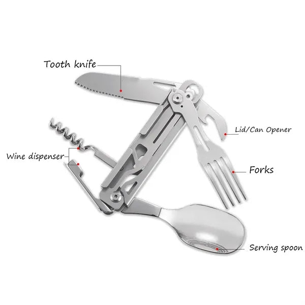 Stainless Steel Portable Folding Dinner Knife