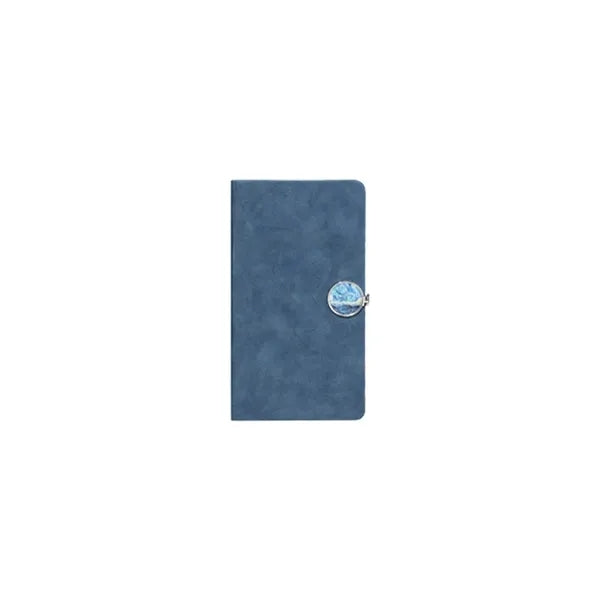 Durable A6 Gold Stamping Notebook with Plastic Buckle