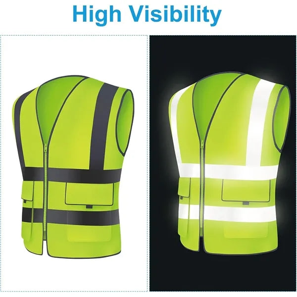 High Visibility Reflective Safety Vest