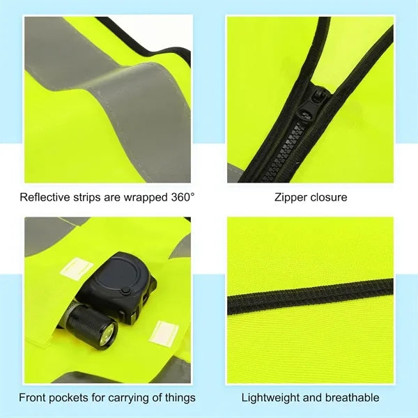 High Visibility Reflective Safety Vest