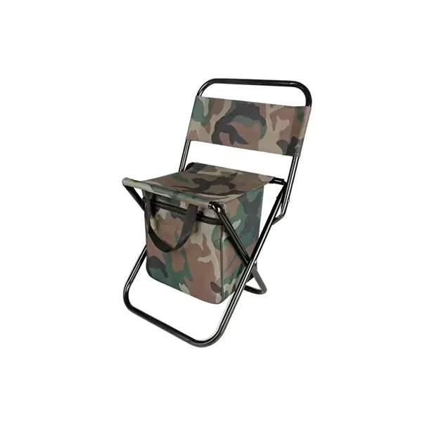 Insulated Cooler Folding Chair for Camping/Beach/Fishing