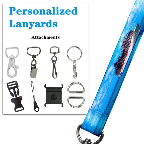 Custom Polyester Lanyard, Logo, Neck Tool Gift