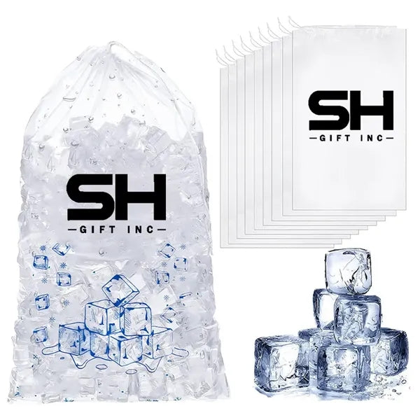 Plastic Ice Bags With Drawstring
