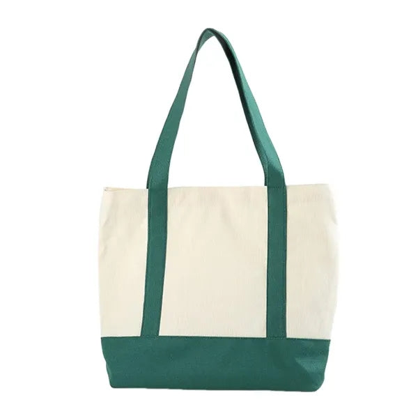 Canvas Tote with Pocket