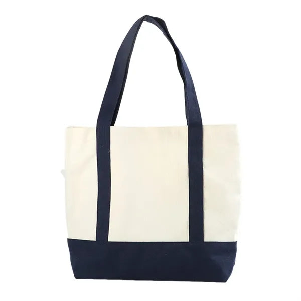 Canvas Tote with Pocket