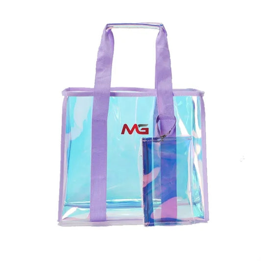 Holographic Iridescent Tote Bag