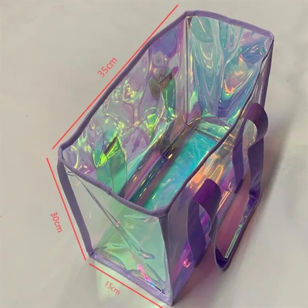 Holographic Iridescent Tote Bag
