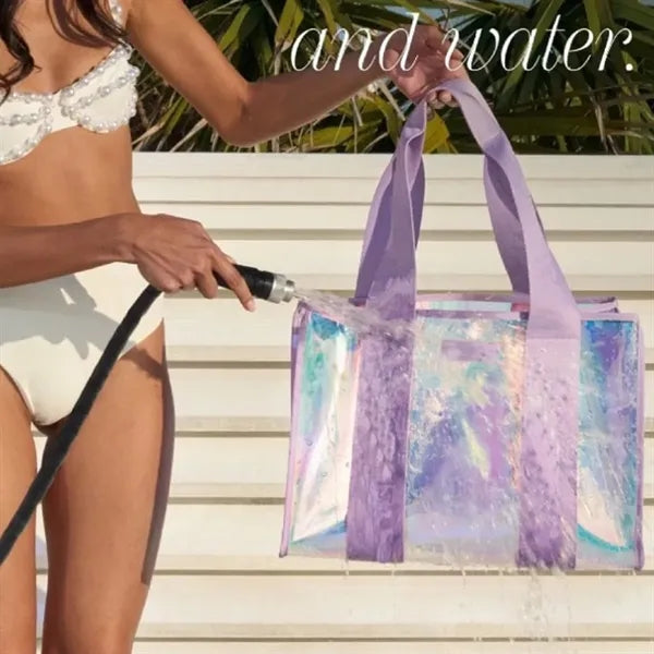 Holographic Iridescent Tote Bag