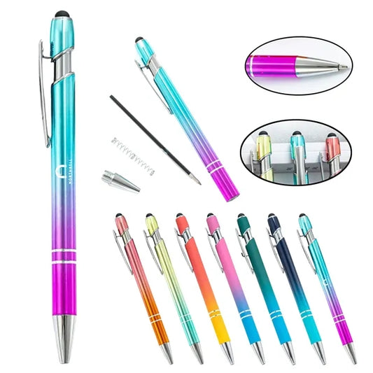 Gradient Color Stylus Metal Pen