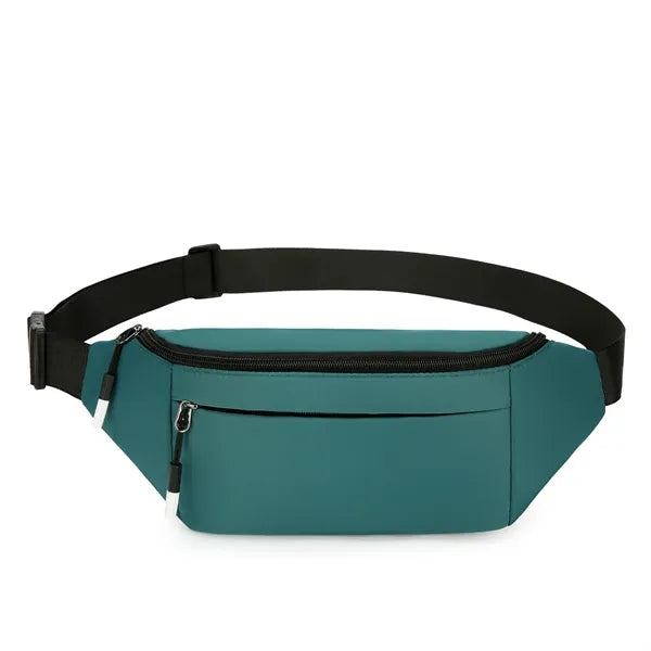 Spacious 3-Zipper Fanny Pack for Hands-Free Convenience