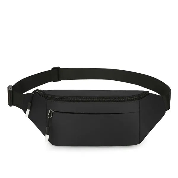 Spacious 3-Zipper Fanny Pack for Hands-Free Convenience