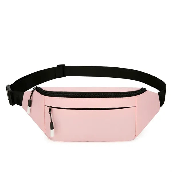 Spacious 3-Zipper Fanny Pack for Hands-Free Convenience