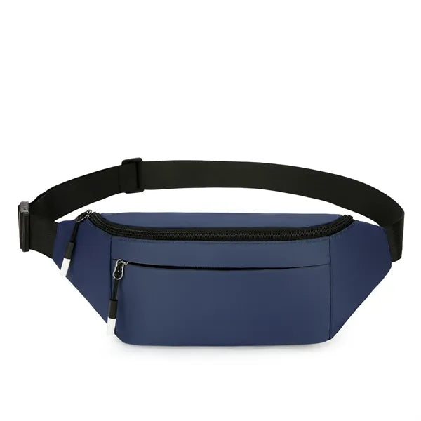 Spacious 3-Zipper Fanny Pack for Hands-Free Convenience