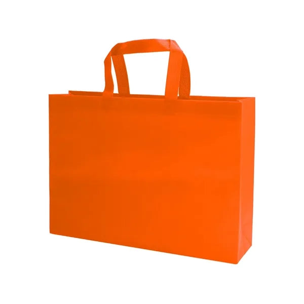 Heat Sealed Non-Woven Shopping Tote Bag(16''X12''X4'')