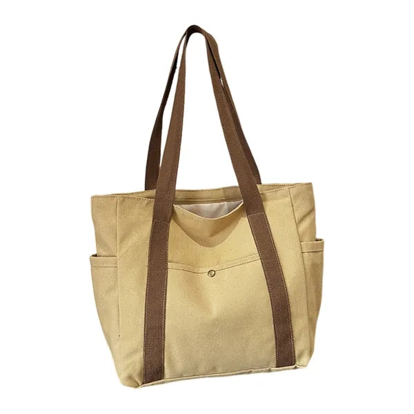 Campus Companion Canvas Tote