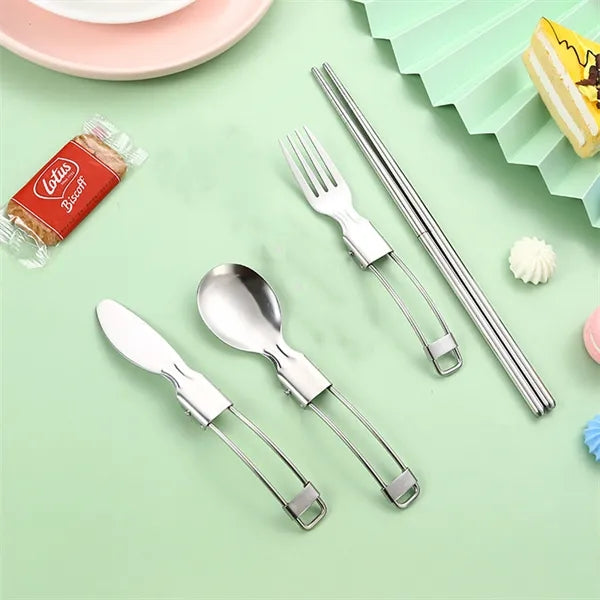 Compact Outdoor Dining Utensil Kit