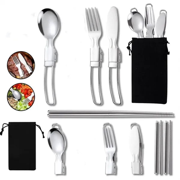Compact Outdoor Dining Utensil Kit