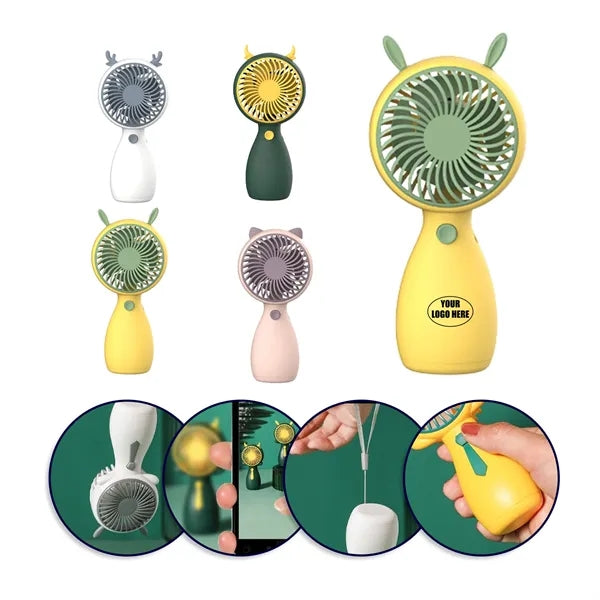 Compact USB Rechargeable Cooling Fan