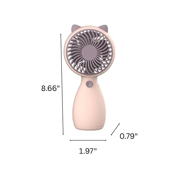 Compact USB Rechargeable Cooling Fan