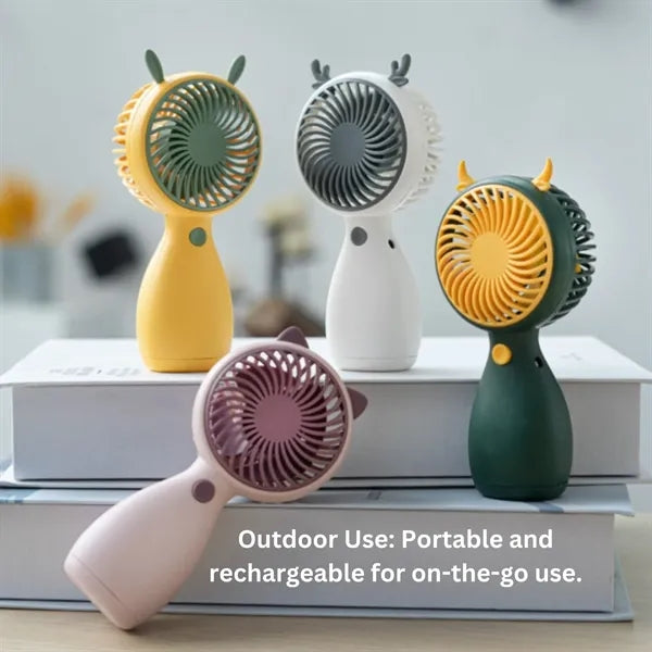 Compact USB Rechargeable Cooling Fan