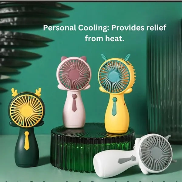 Compact USB Rechargeable Cooling Fan