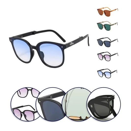 Foldable UV Shield Travel Sunglasses
