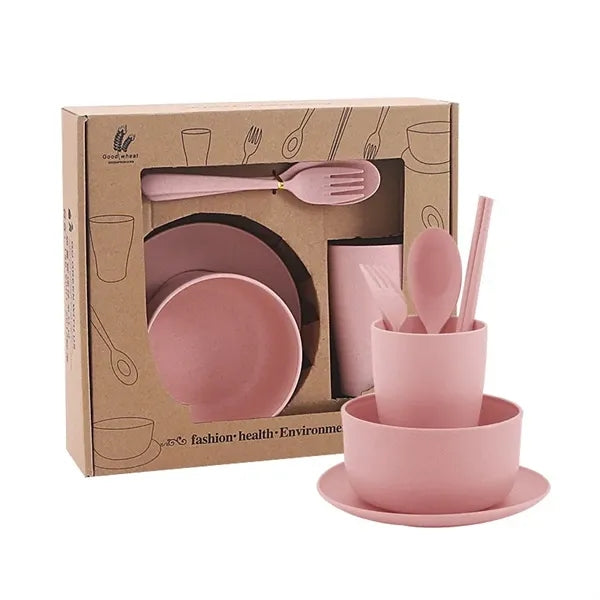 6-Piece Eco-Friendly Dinnerware Set