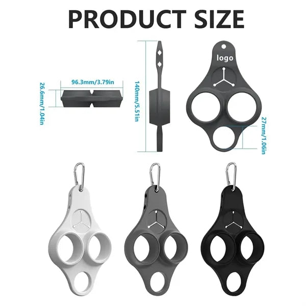 Silicone Golf Ball Holder for Bag