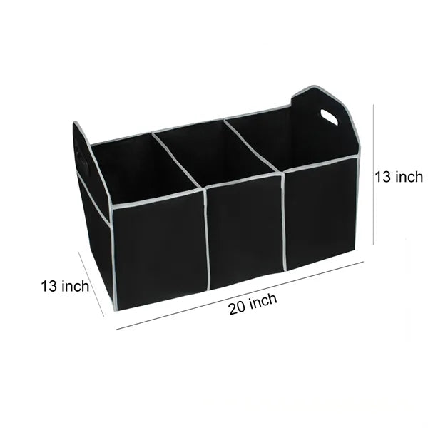 Car Foldable Multi Compartment Trunk Organizer