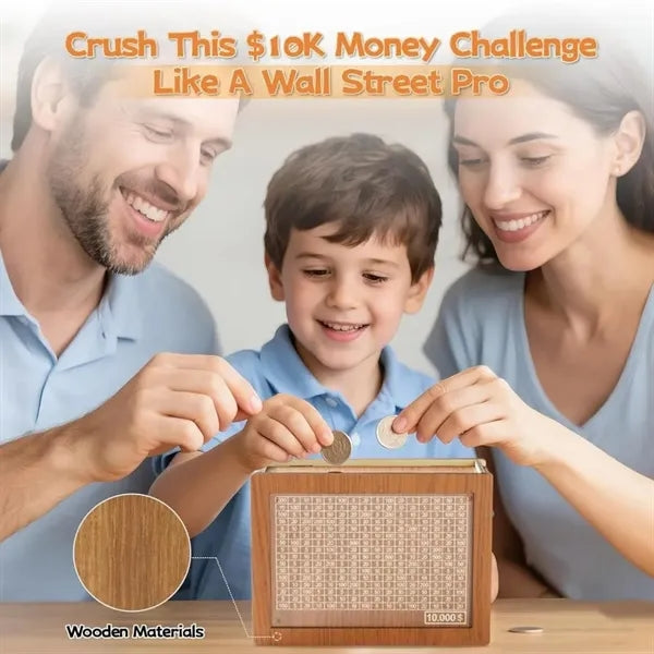 Savings Challenge Box ,Digital Display 10k Smash Piggy Bank