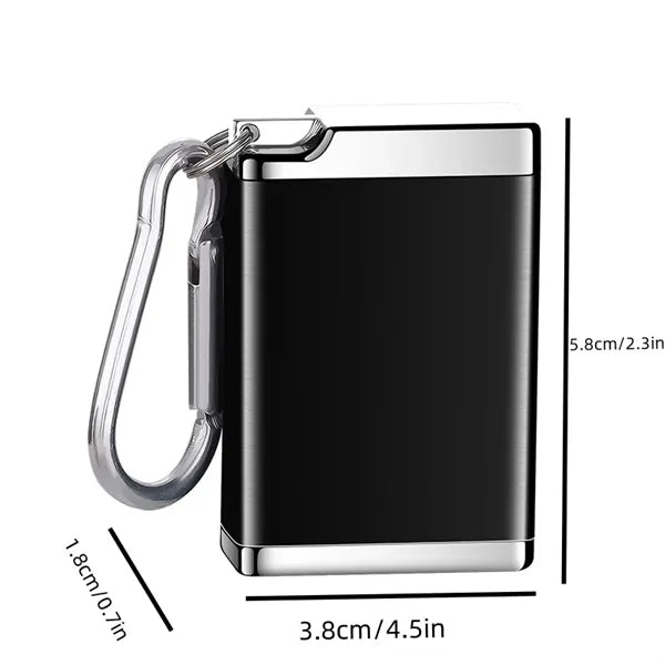 Portable Keychain Ashtray with Lid