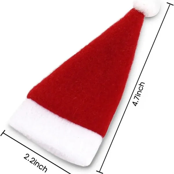Mini Santa Hats, Cup Bottle Covers