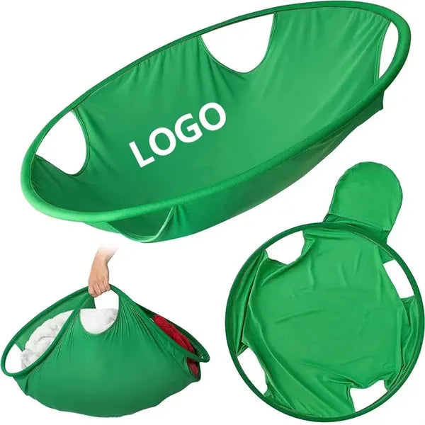 Foldable Pop-Up Laundry Basket with Built-in Handles