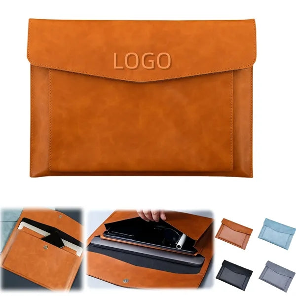 Leather A4 Envelop Document Folder File Bag