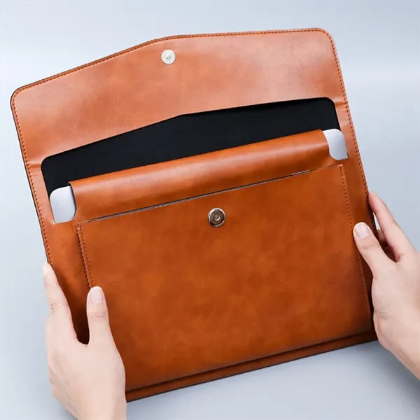 Leather A4 Envelop Document Folder File Bag