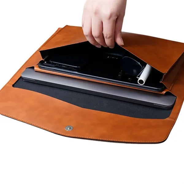 Leather A4 Envelop Document Folder File Bag