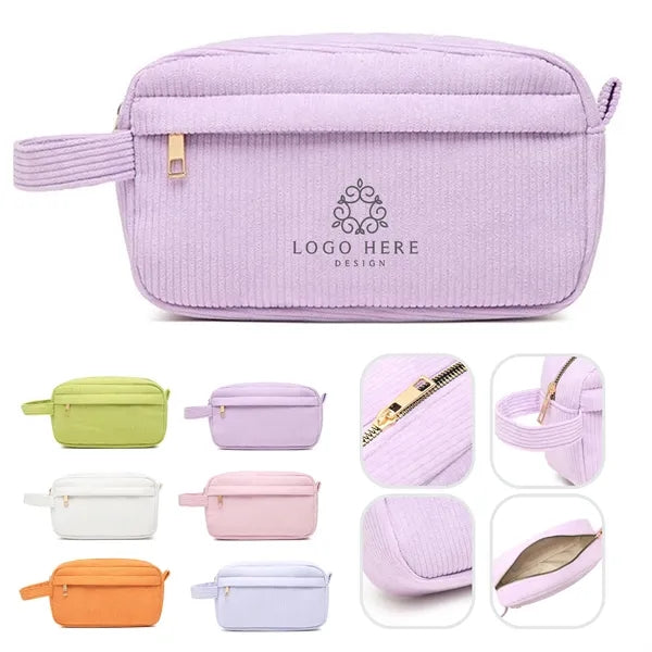Corduroy Cosmetic Bag
