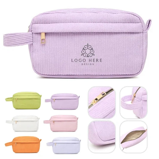 Corduroy Cosmetic Bag