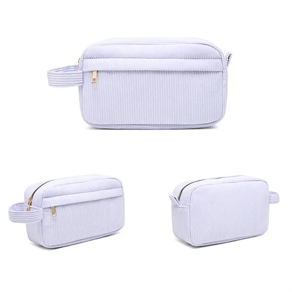 Corduroy Cosmetic Bag