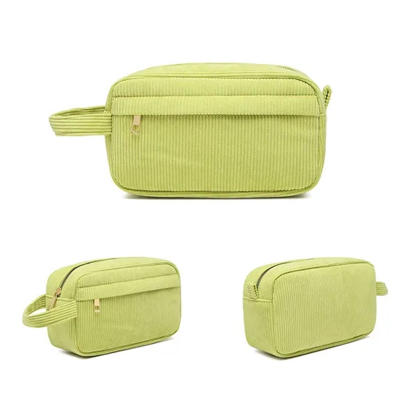 Corduroy Cosmetic Bag