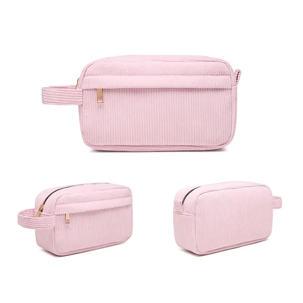 Corduroy Cosmetic Bag