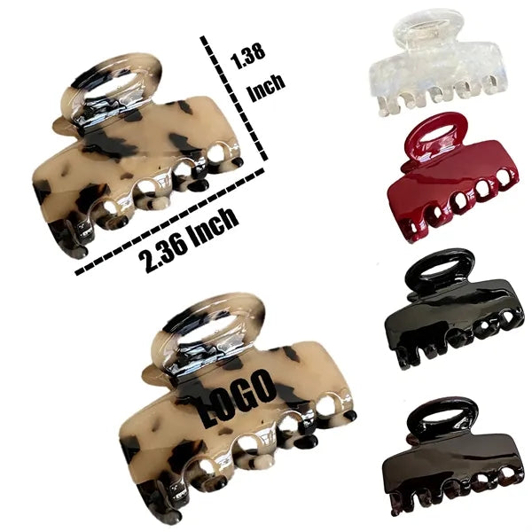 Fashion Women 2.36Inch Small Acetate Hair Clip Claw