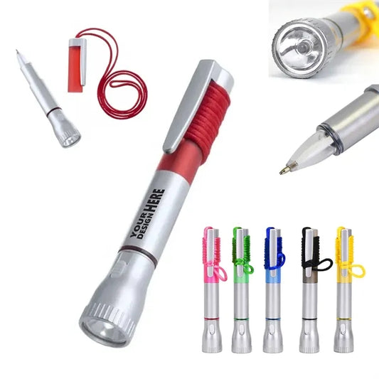 Flashlight With Light-Up Pen