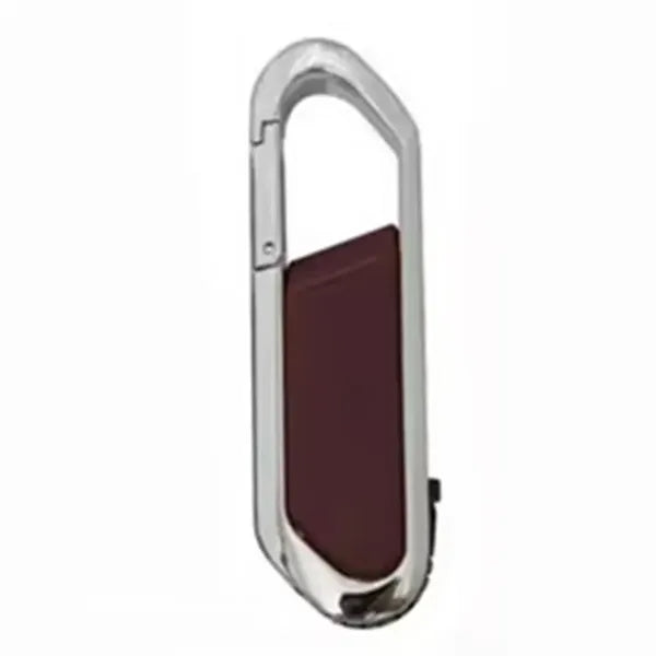 128G Carabiner Usb Drive With Metal Rim