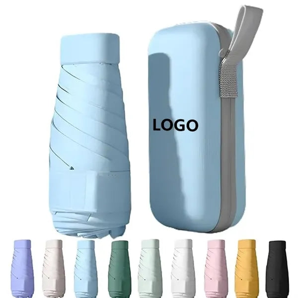 Compact Foldable Travel Umbrella with EVA Case